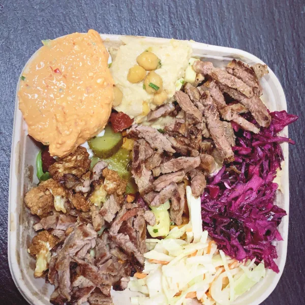 Salat Bowl - Grillet Lam