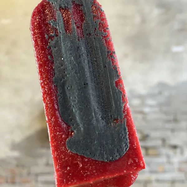 Hindbær/Lakrids sorbet